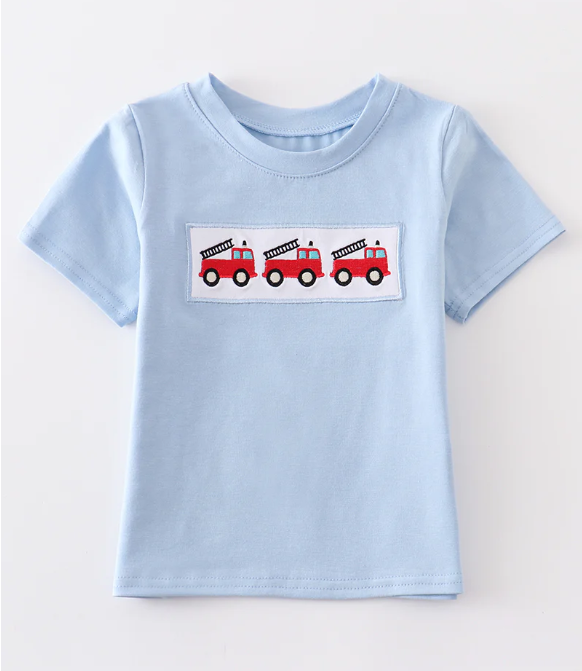 Cam Blue Fire Engine Top