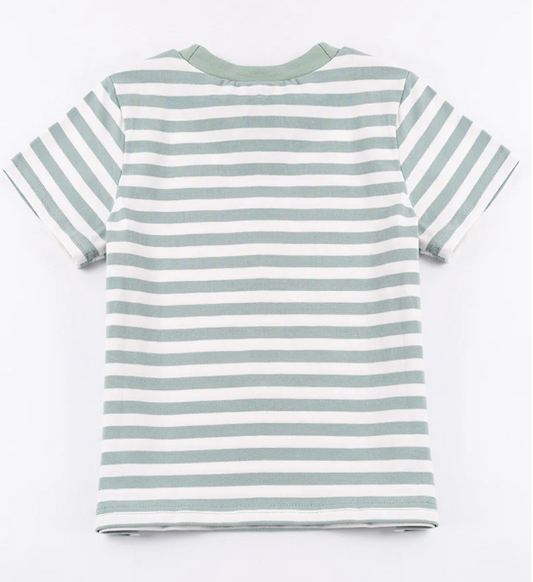 Grayson Green Striped Sheep Top